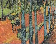 Vincent Van Gogh fallende Blatter Sweden oil painting artist